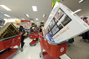 Holiday shoppers in Atlanta